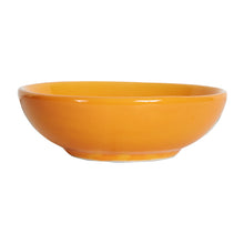 Sm Shallow Light Orange Bowl