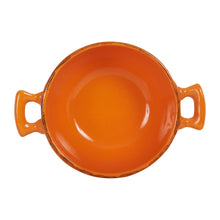 Sm Orange Bowl With Handles