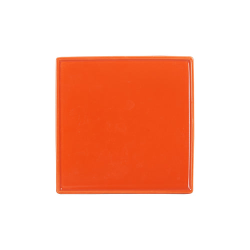 Sm Square Orange Plate