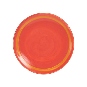 Sm Orange Plate With Bright Orange Ring