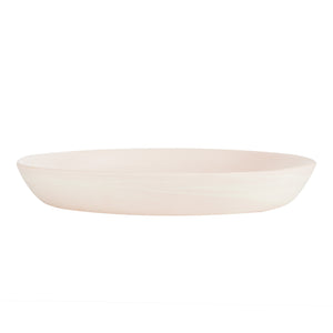 Md Pale Pink Shallow Bowl