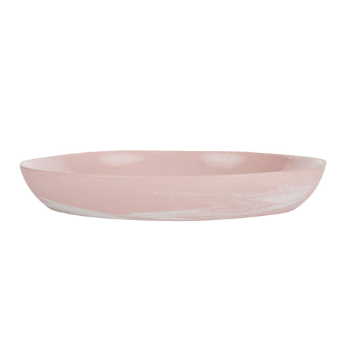 Md Pink Shallow Bowl