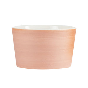 Sm Pink Bowl With White Interior