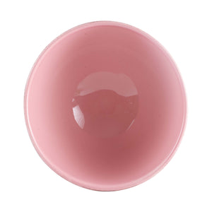 Md Bubble Gum Pink Footed Bowl