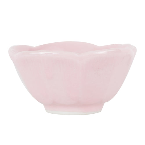 Sm Pink Bowl With Flower Shape