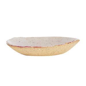 Md Multi-Tone Speckled Pink Dish
