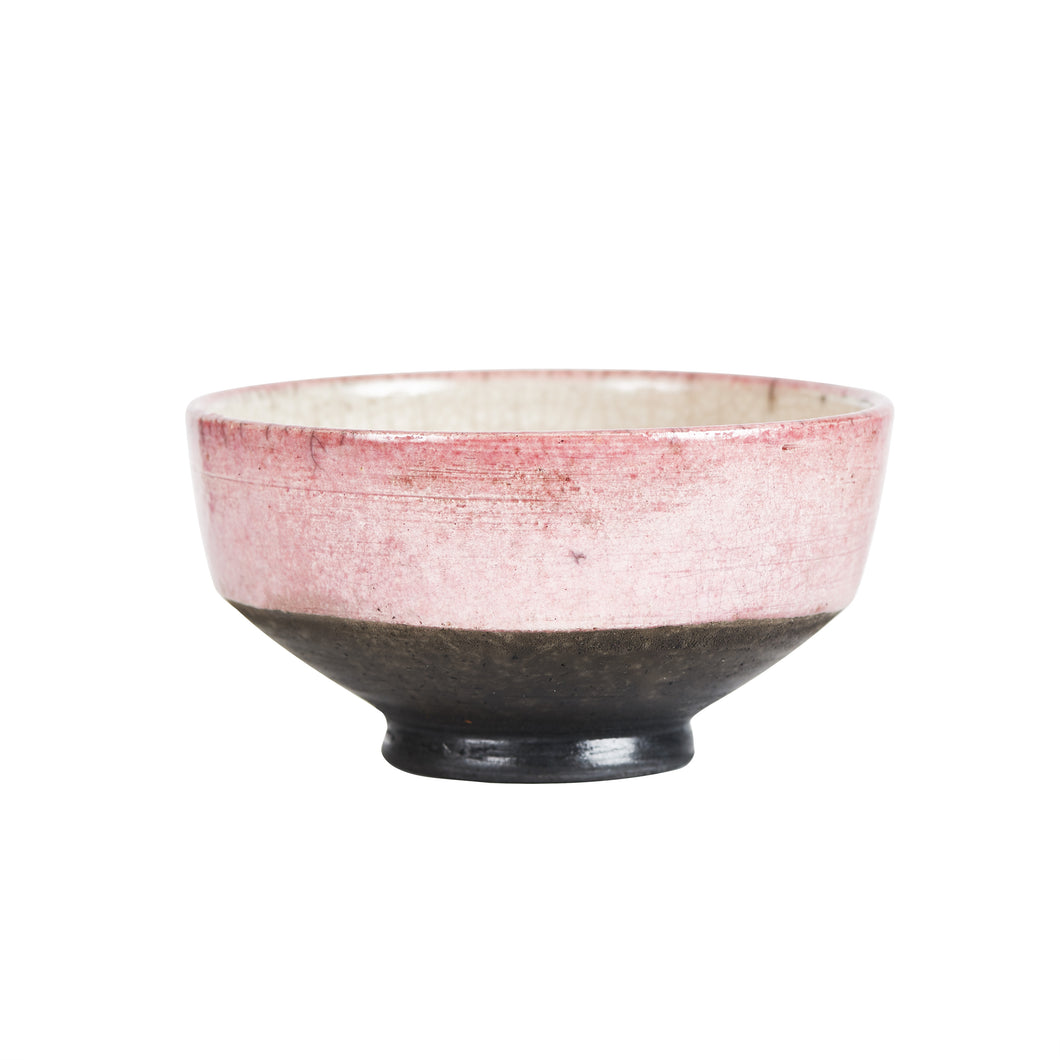 Sm Pink Bowl With Black Base