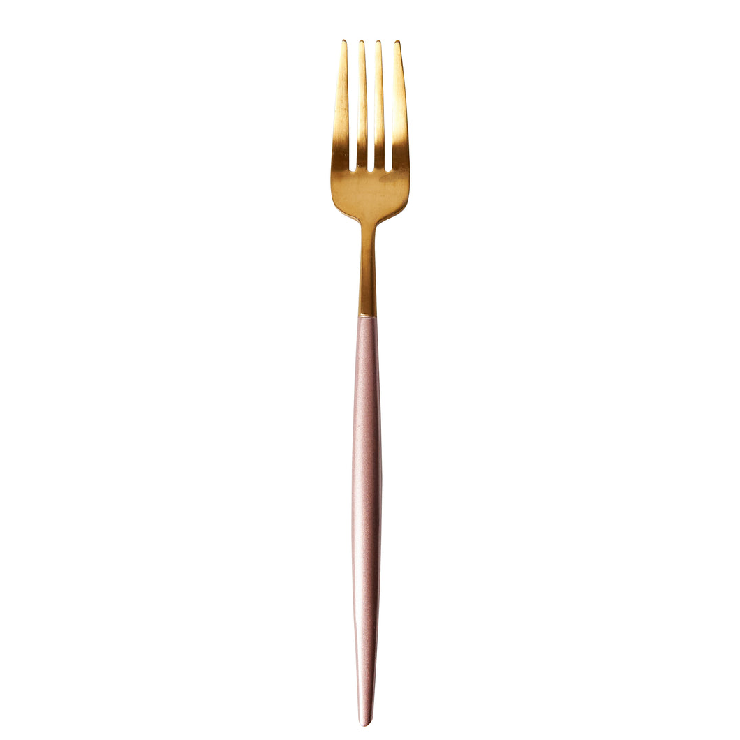 Pink And Gold Fork