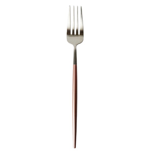 Pink And Silver Fork