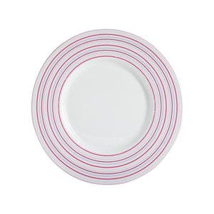 Md Plate With Pink and Purple Stripes