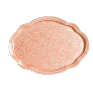 Salmon Pink Platter