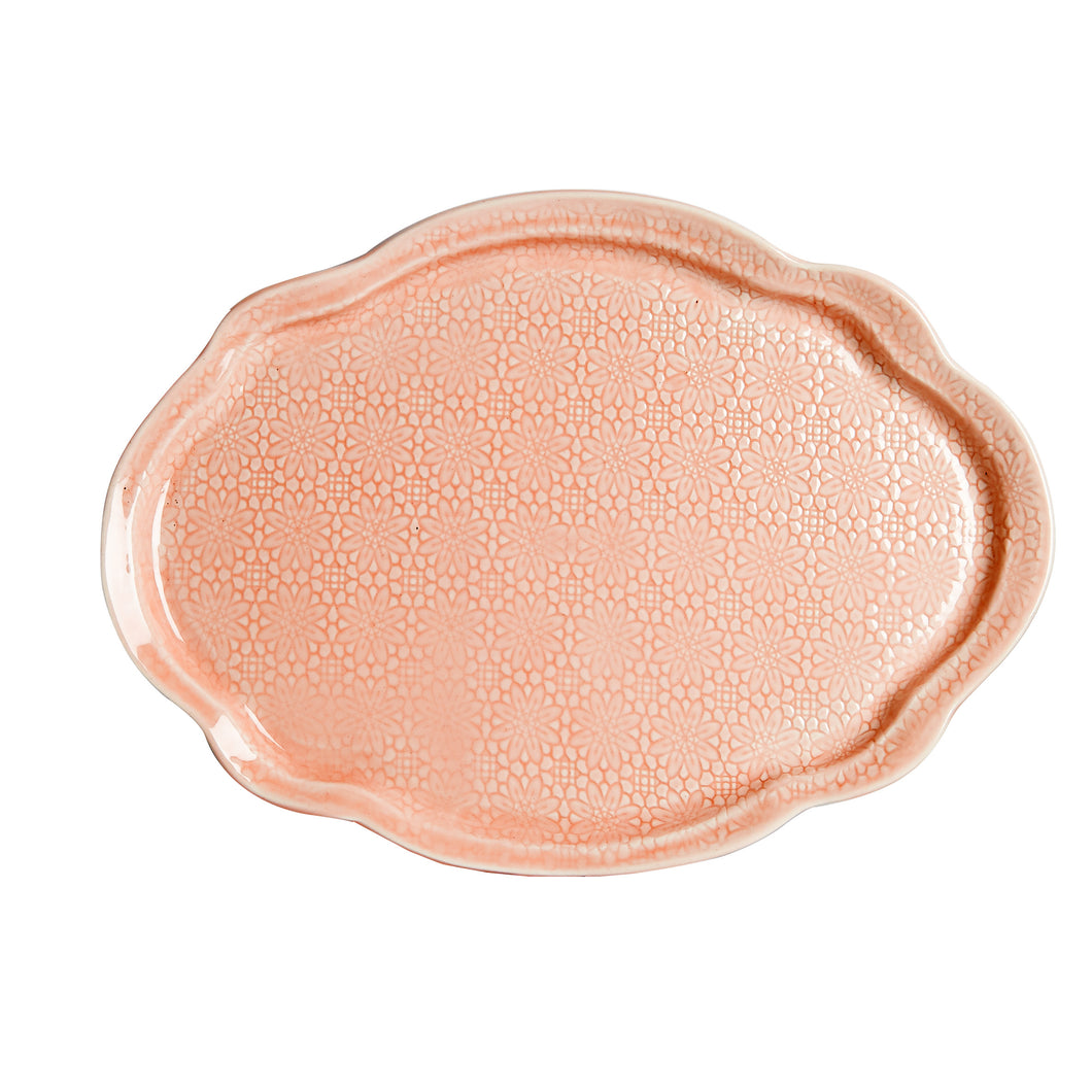 Salmon Pink Platter