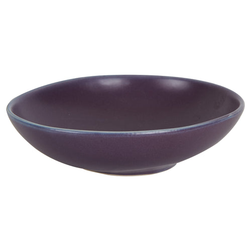 Md Dark Purple Shallow Oval Bowl