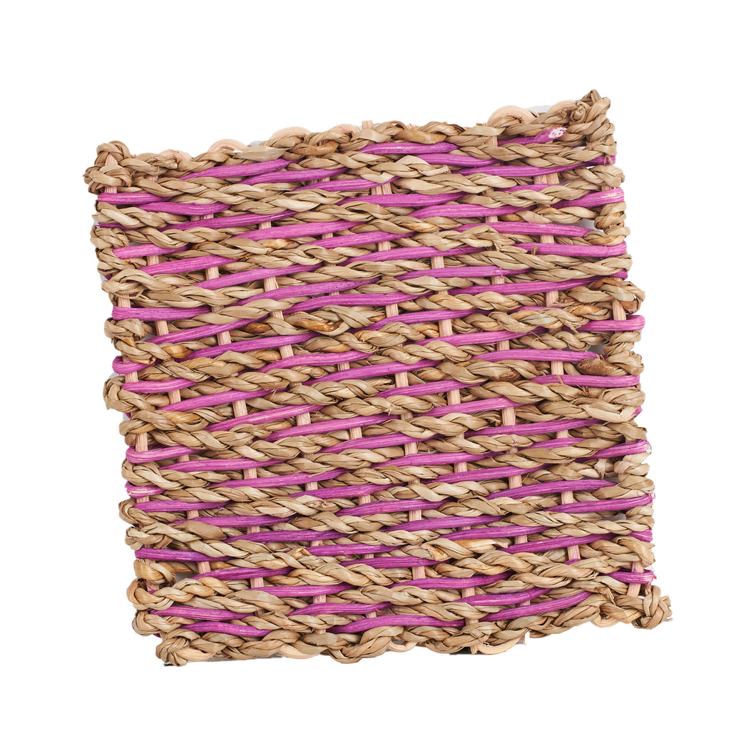 Purple Woven Coaster
