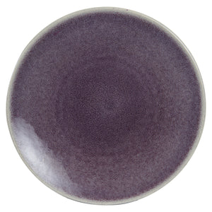 Lg Purple Crackle Pattern Plate
