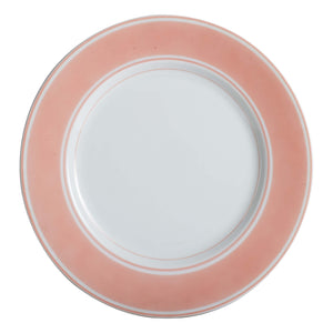 Md Pale Pink Rimmed Plate