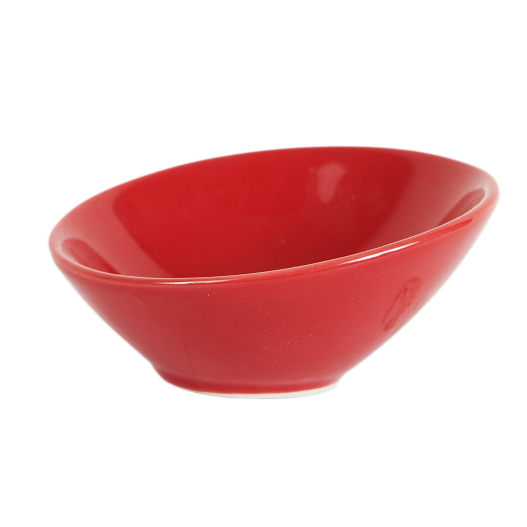 Sm Angled Red Bowl