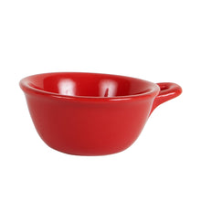 Red Bowl With Handle