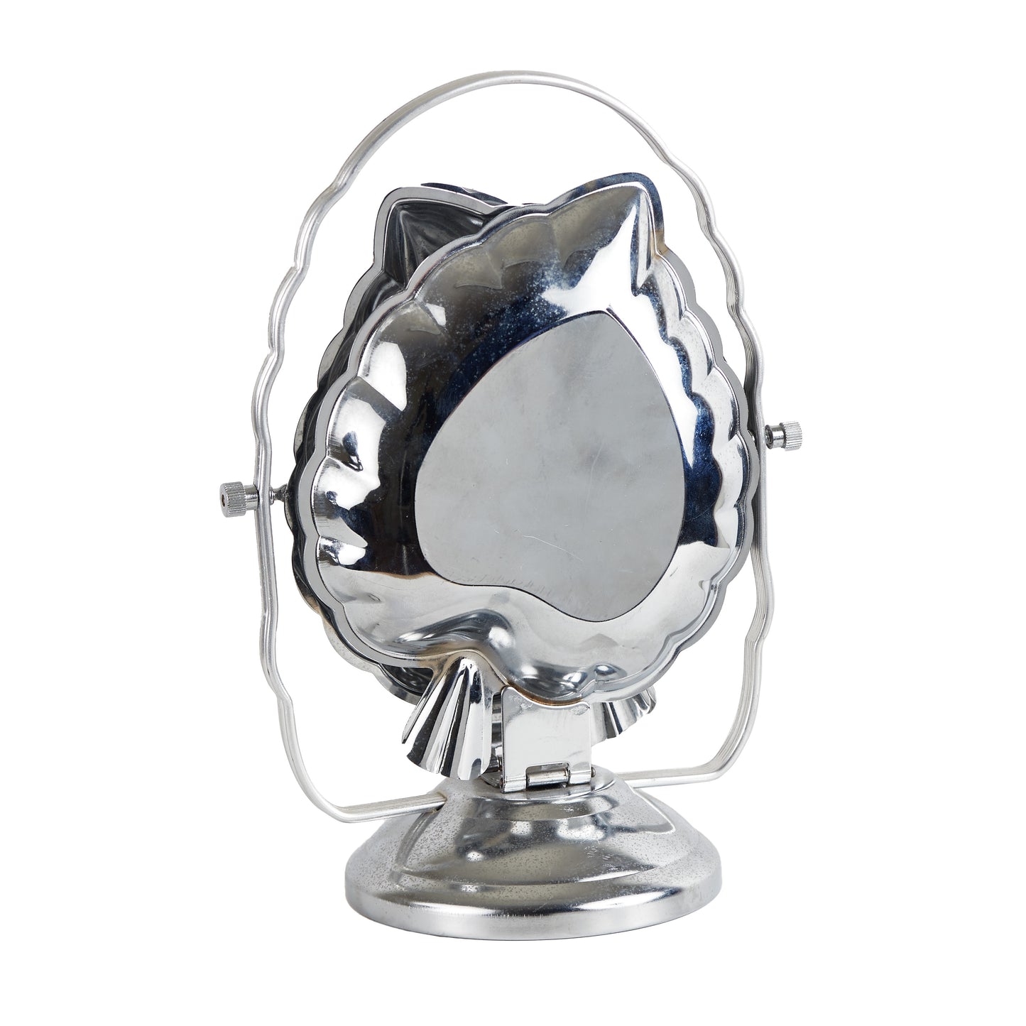 Collapsible Silver Leaf Cake Stand