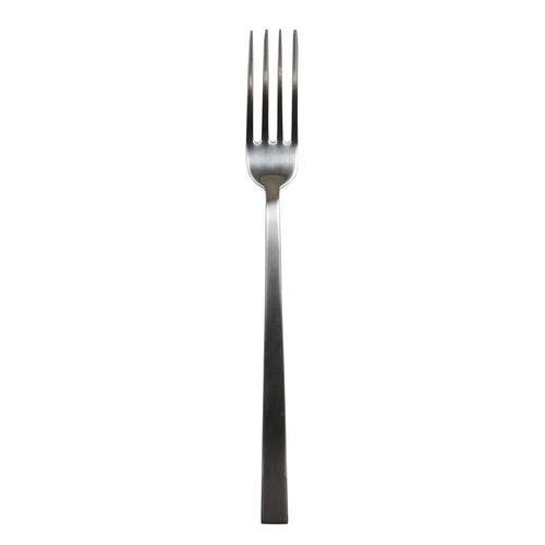 Silver Lg Fork With Square Edge Handle