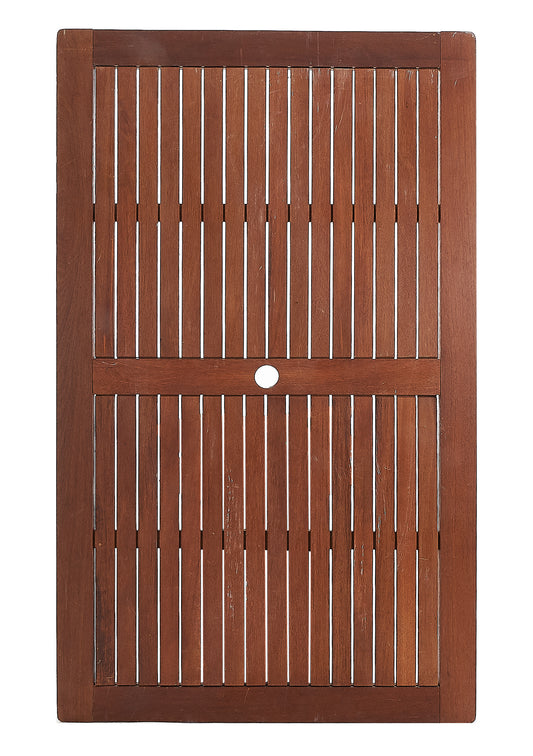 L Slatted Teak Table