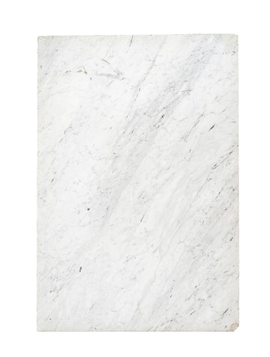 Lg White Marble With Grey Diagonal Veins