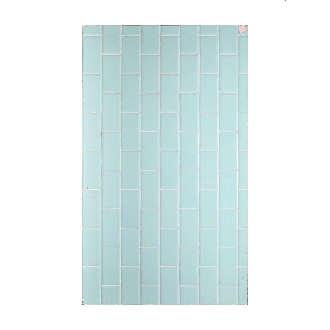 Lg Light Green Tiled Panel