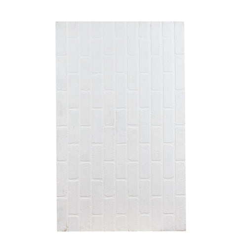 Sm White Faux Brick Masonite Sheet