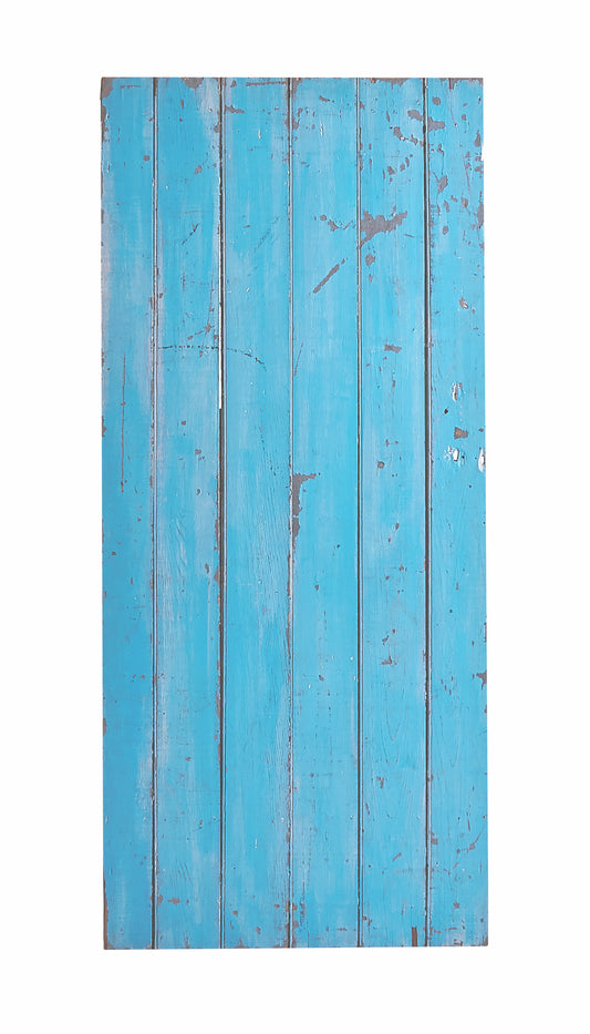 Lg Blue Painted Gate, Worn
