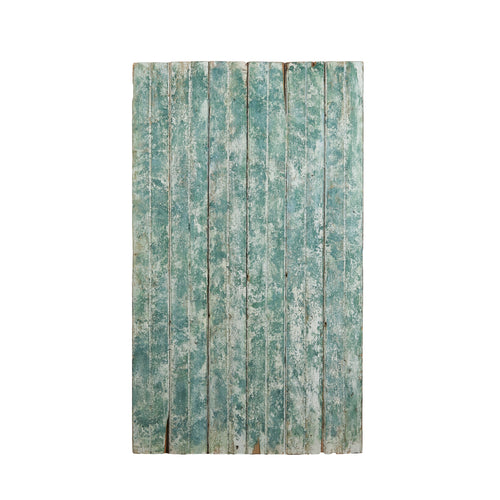Md Green And White Textured Painted Wood