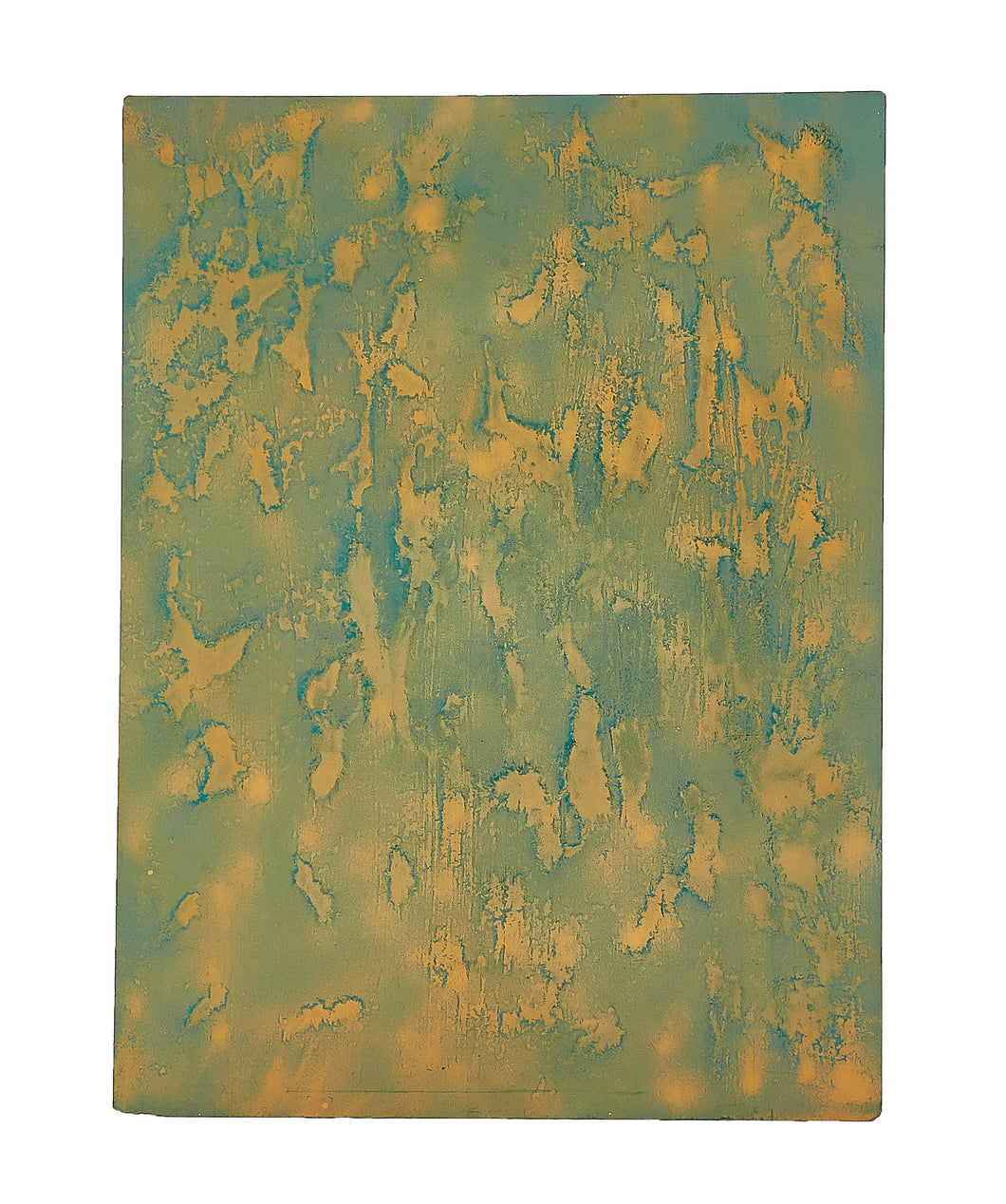 Md Yellow/Green Splattered Panel