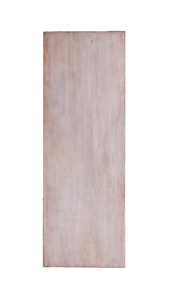 Lg Double-Sided Butcher Block (White Paint Wash/Light Untreated Wood)