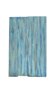 Md Two-Toned Blue Painted Textured Wood