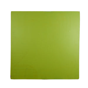 Lg Square Flat Lime Green Painted Wood