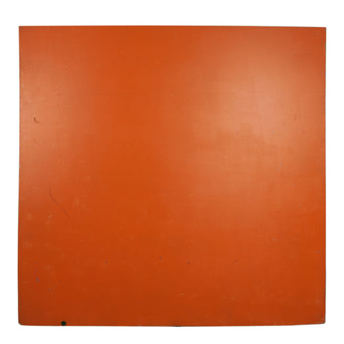 Lg Double-Sided Orange And Peach Painted Board
