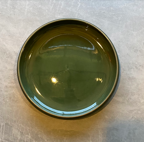 Medium Low Green Bowl