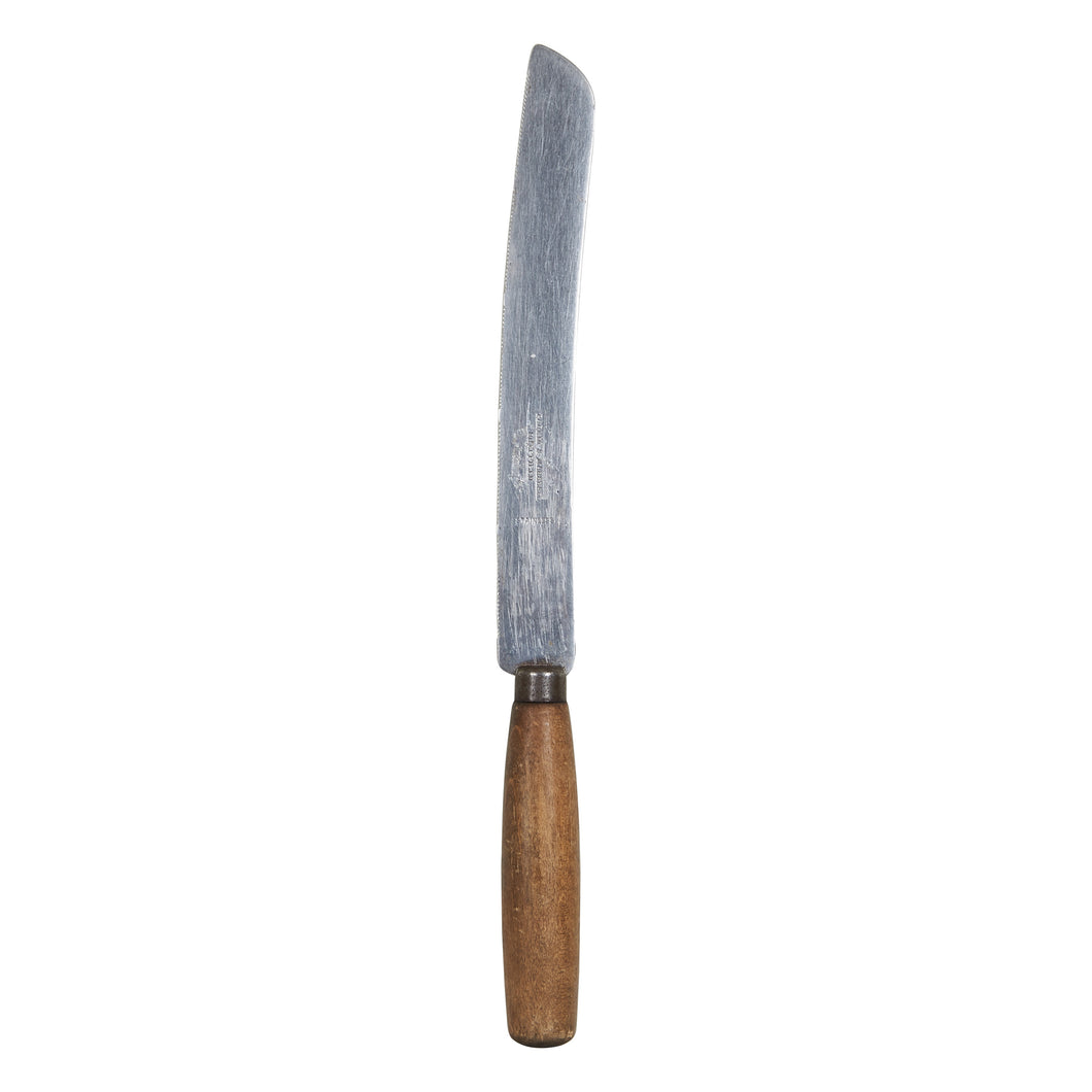 Lg Bread Knife With Wood Handle