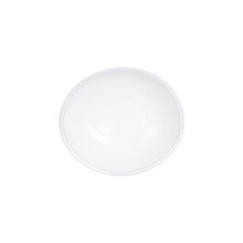 Md White Glossy Oval Bowl
