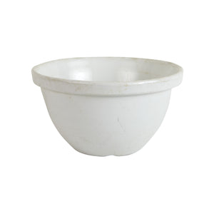 Md White Antique Bowl