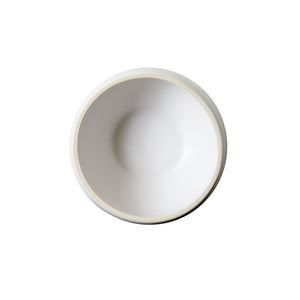 Sm Round Matte White Bowl