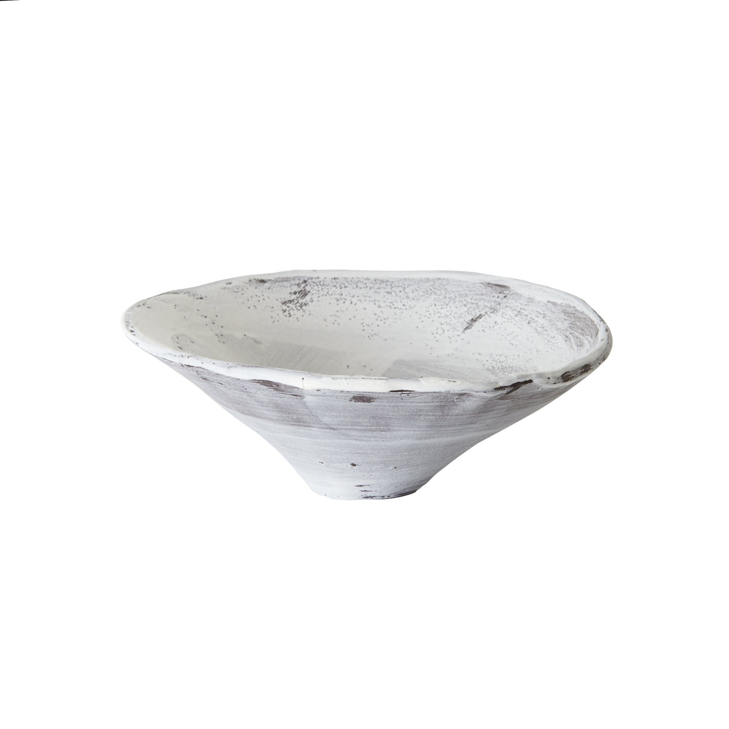 Md White Washed Bowl