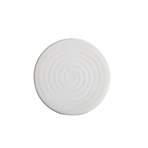 White Ceramic Coaster