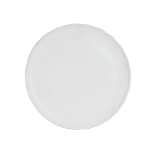 White Matte Plate With Wavy Edges