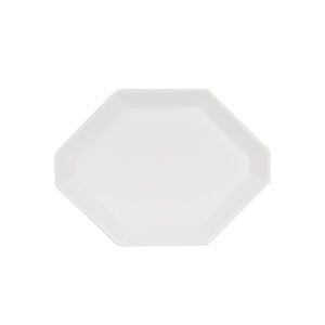 White Octagon Platter