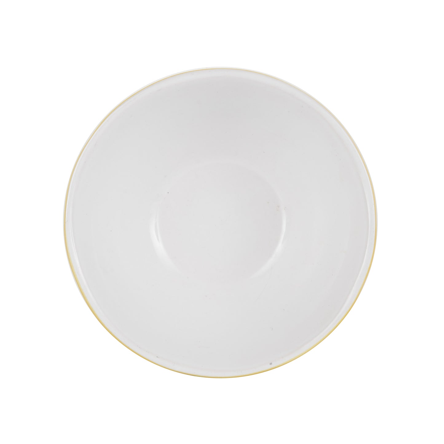 Sm Yellow Bowl With White Dots