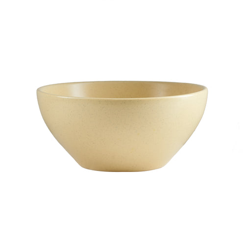Md Butter Yellow Speckled Bowl