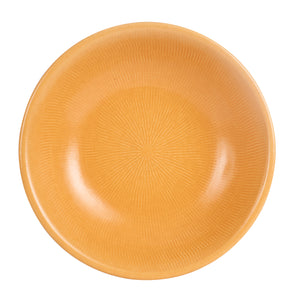 Lg Dark Yellow/Orange Matte Bowl