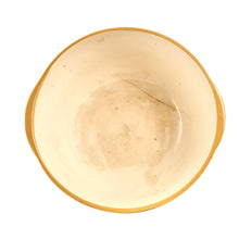 Lg Yellow Textured Bowl