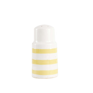 Light Yellow And White Salt And Pepper Shaker