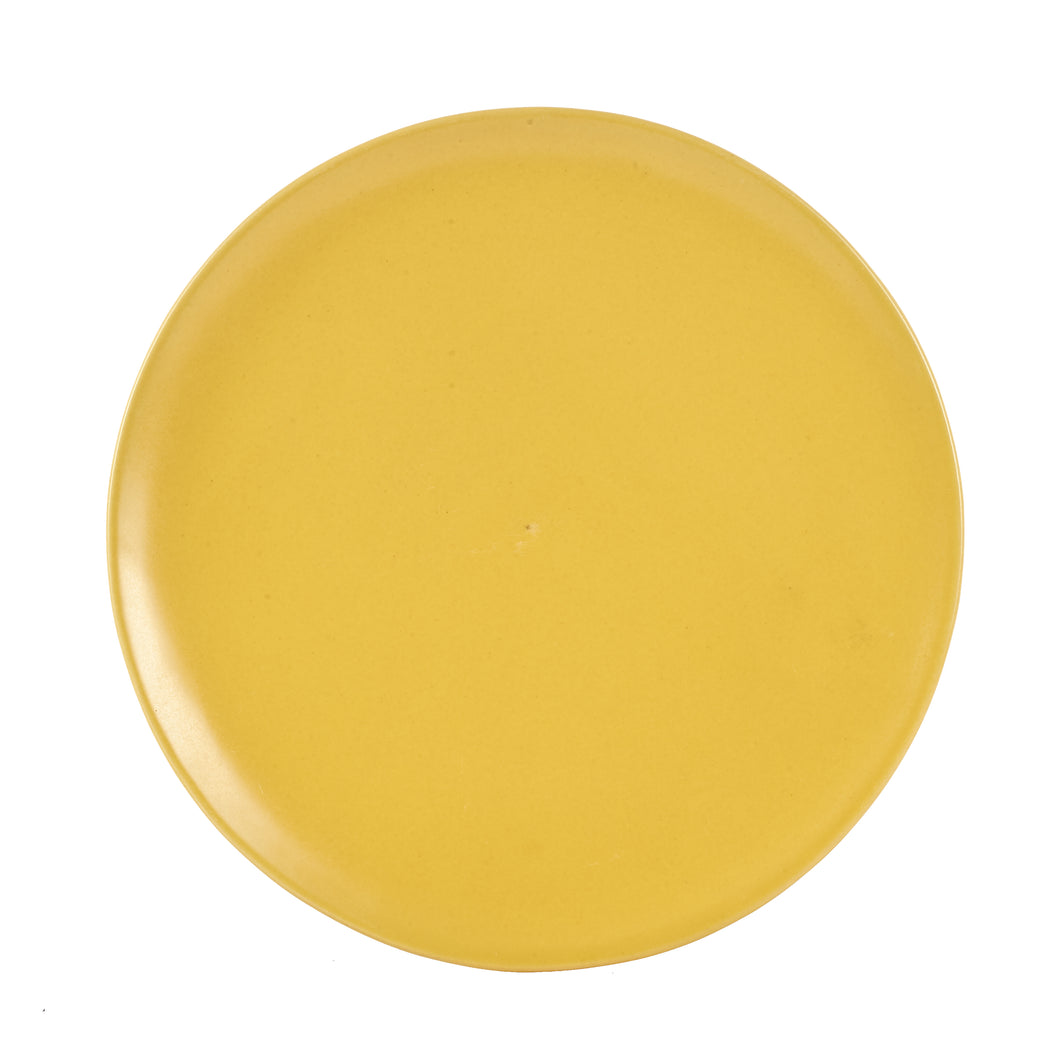 Lg Matte Yellow Plate
